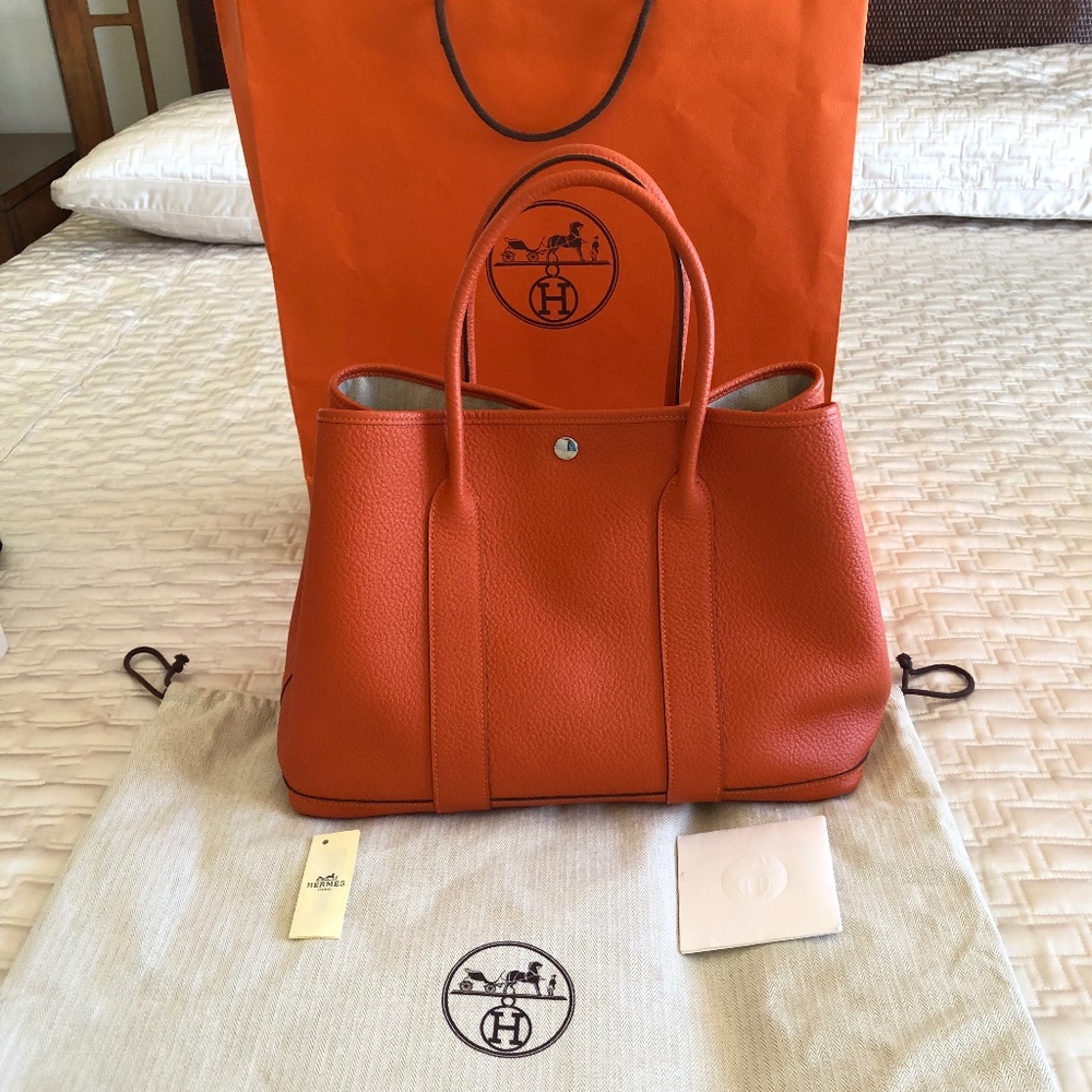 HERMES Negonda Garden Party 36 MM Orange